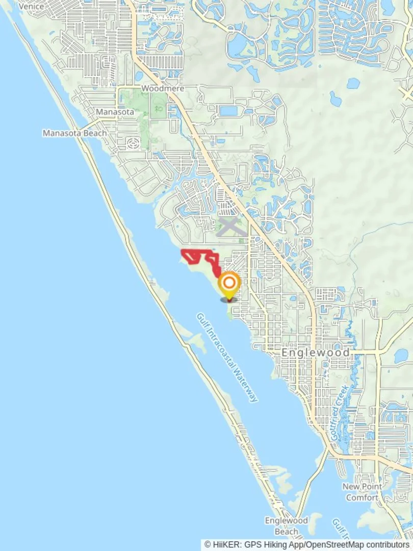 An image depicting the trail Lemon Bay Park Loop and its surrounding area.