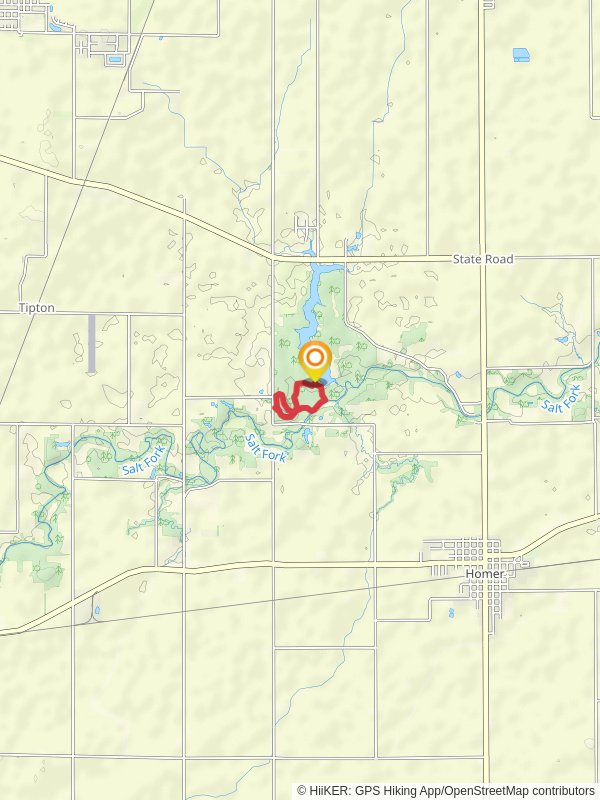 Oak Ridge Trail and Salt Fork Center Loop