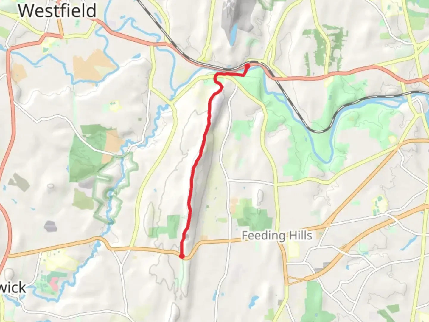 An image depicting the trail Provin Mountain Kelly Hill Trail and its surrounding area.