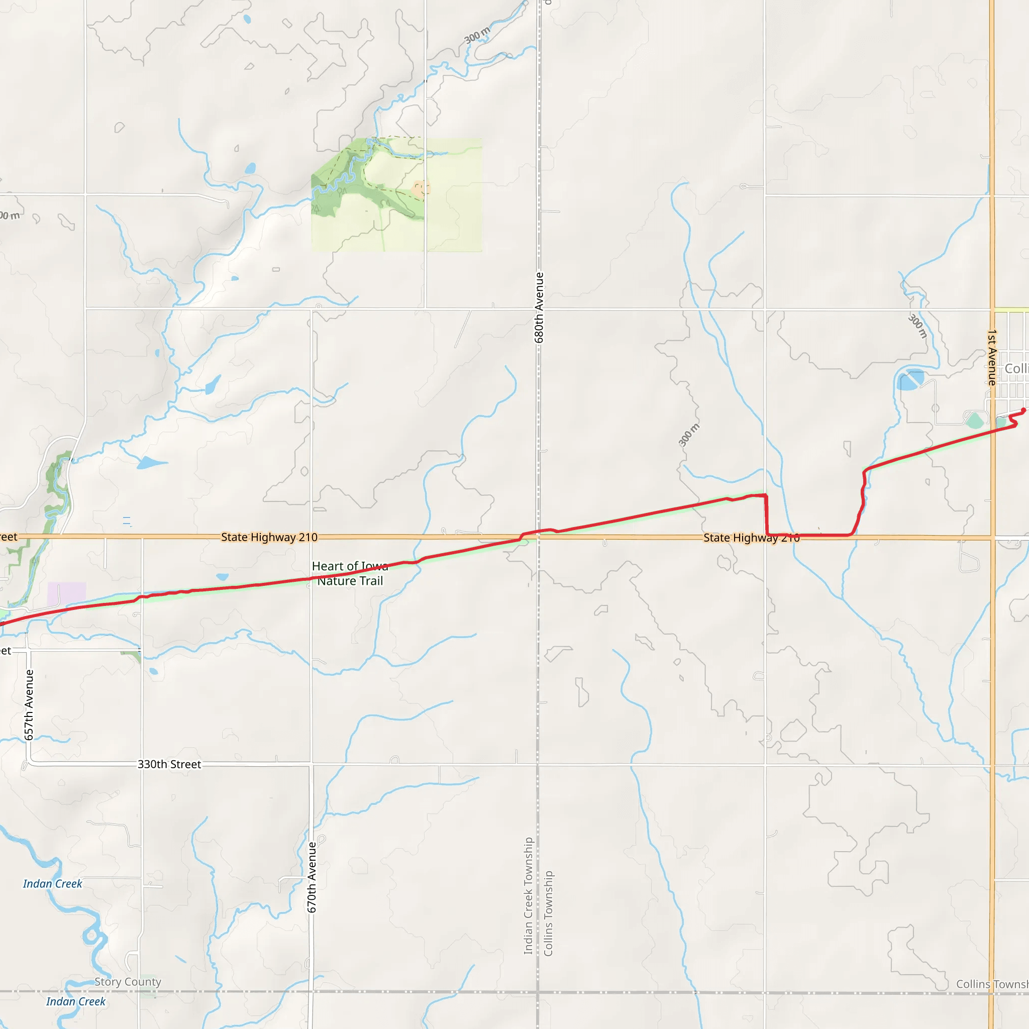 Heart Trail via ADT mobile static map