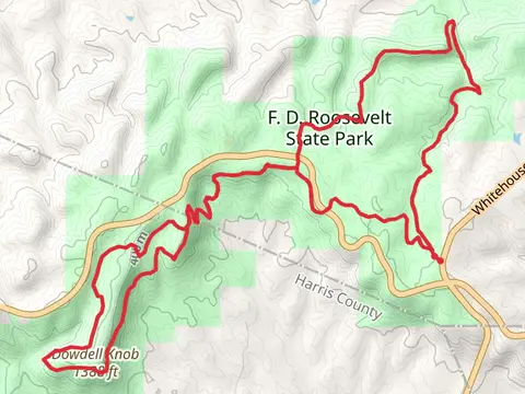 Pine Mountain, Dowdell Knob and Beaver Pond Loop Trail
