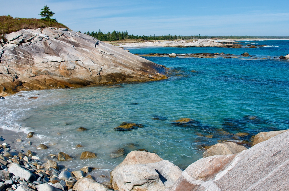 An image depicting the trail Kejimkujik National Park and National Historic Site of Canada and its surrounding area.