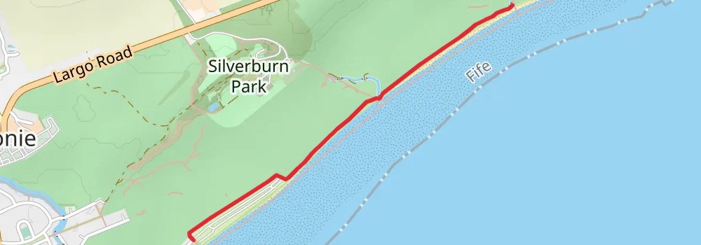 Fife Coastal Path 7-Day Gentle Tour (Hillwalk Tours) alt 1 Map