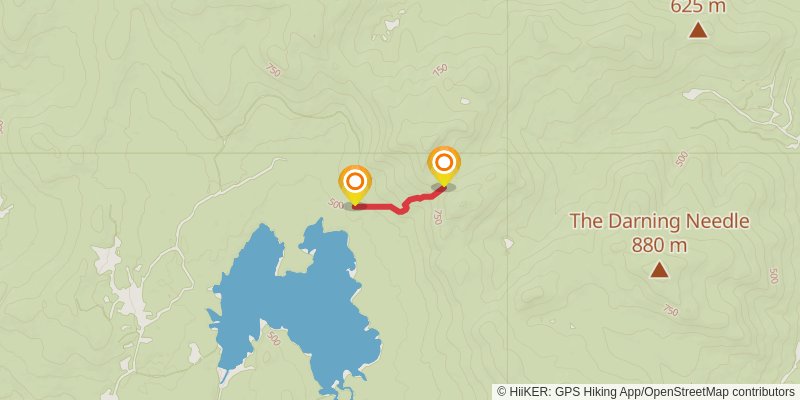 Vermont Long Trail spur 2 Map