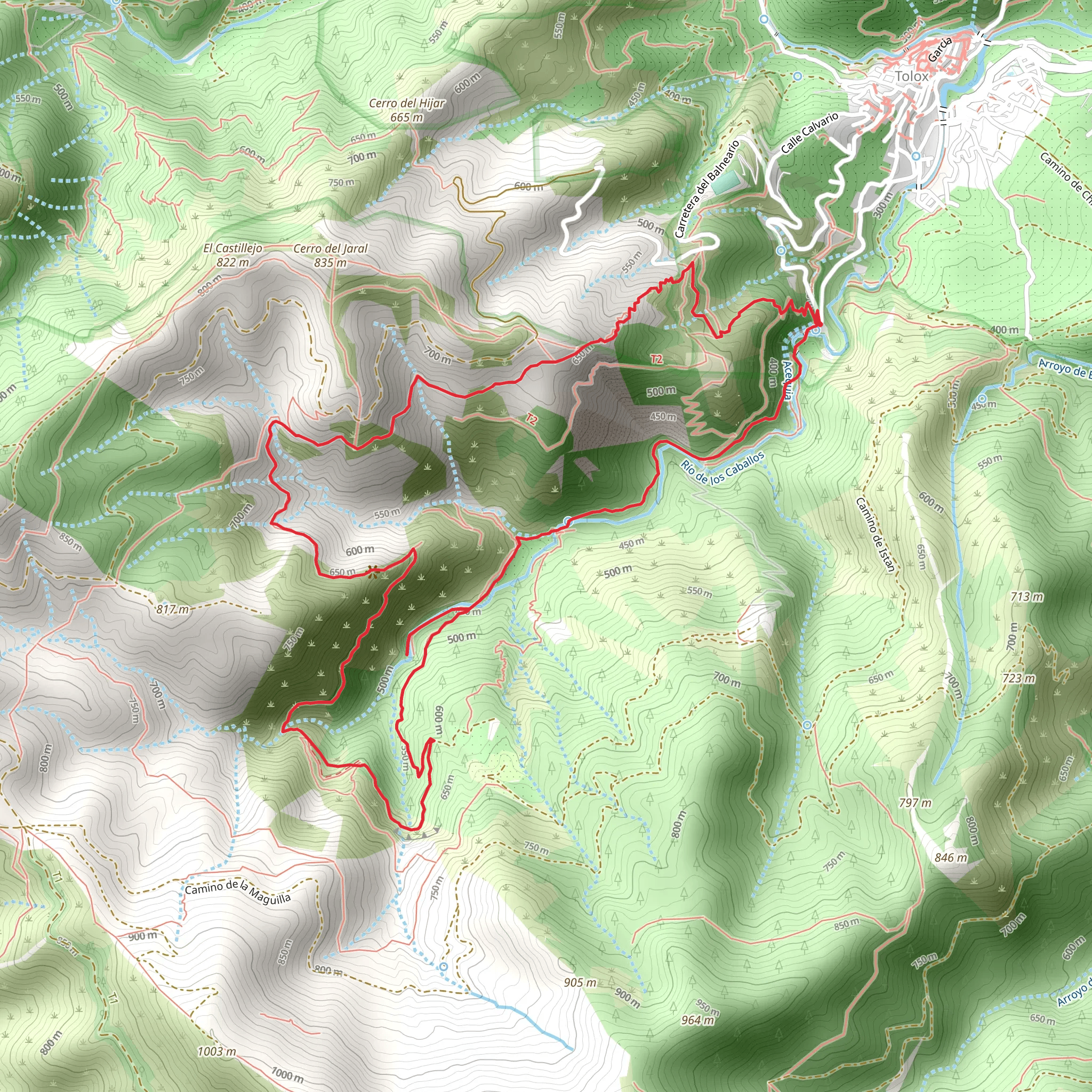 PR A 282 Las Cascadas mobile static map