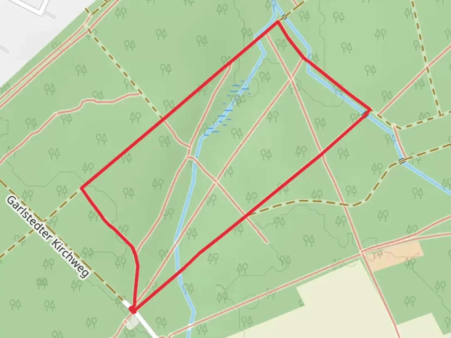 An image depicting the trail Drepte Loop and its surrounding area.