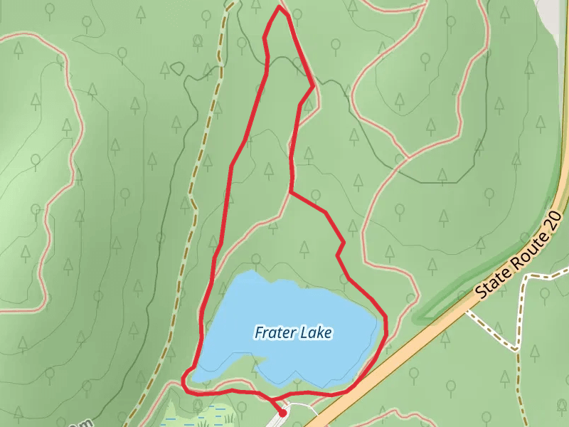 Loop around Frater Lake