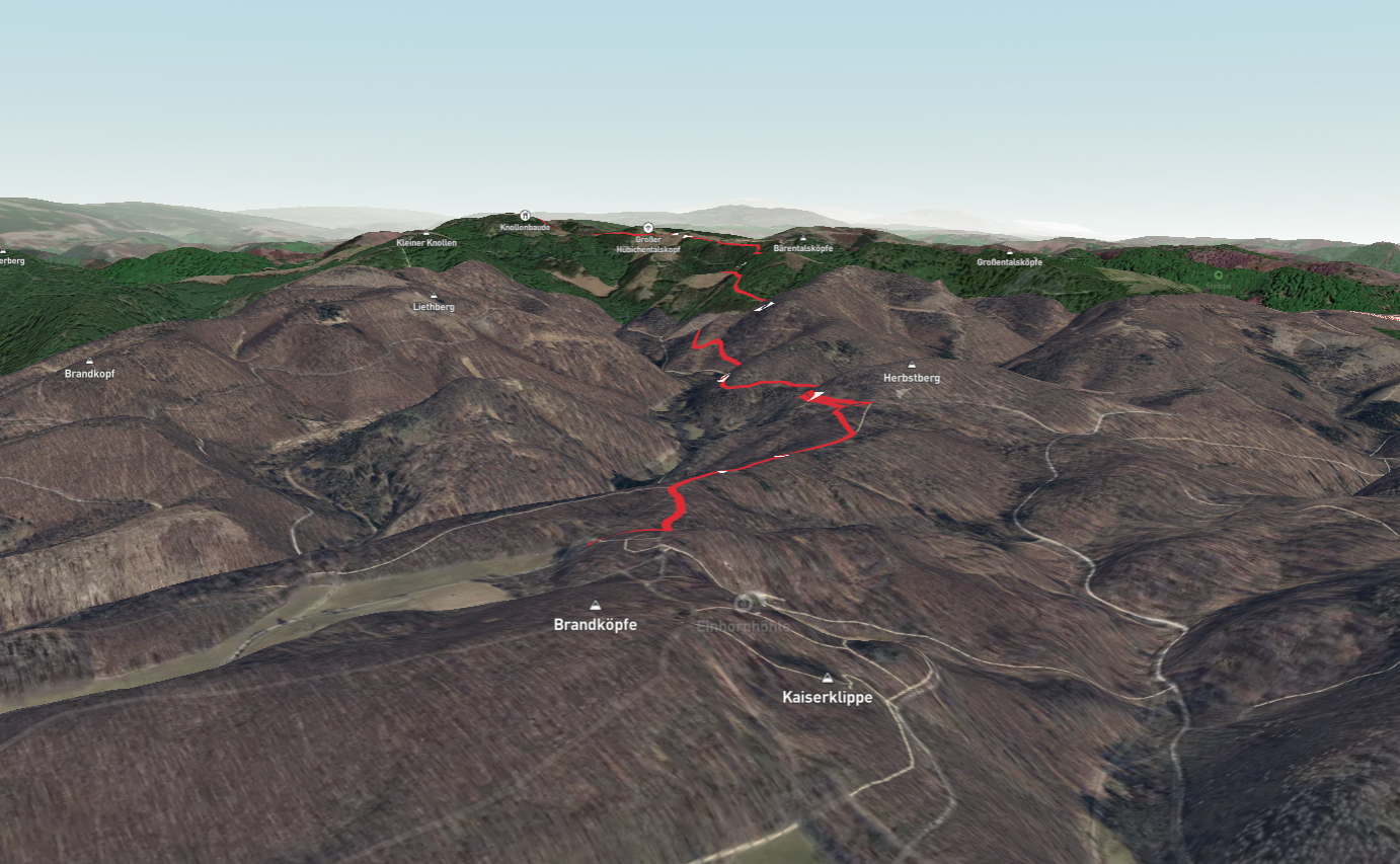Großer Knollen via Schnabelweg and Harzklub Weg