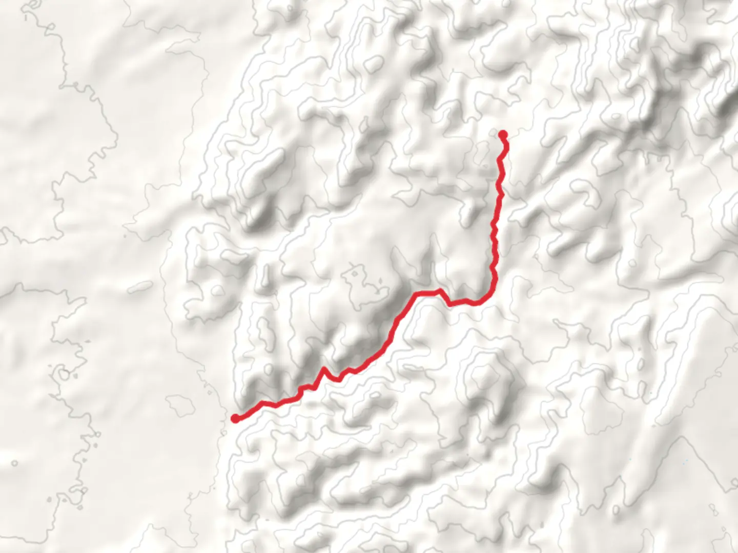 An image depicting the trail Casto Canyon Trail and its surrounding area.