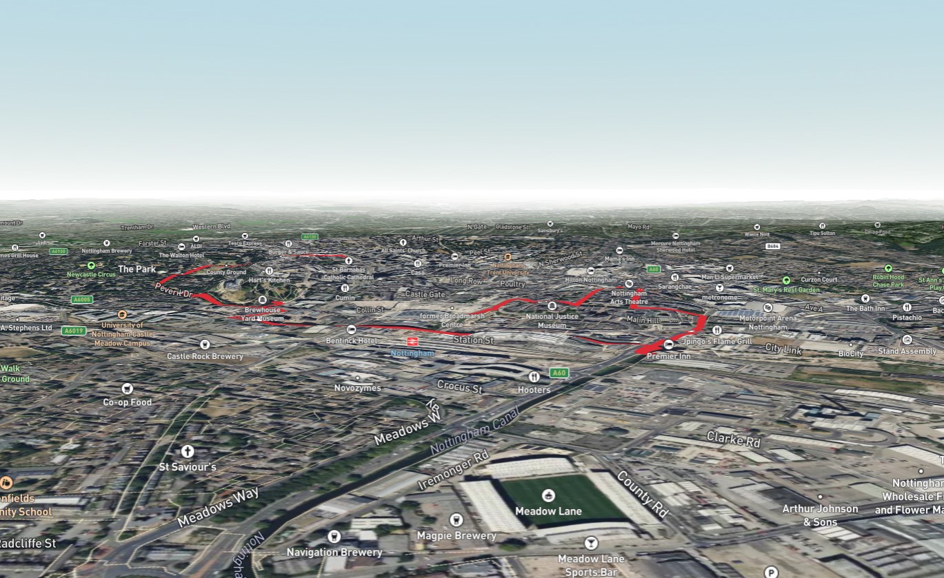 Nottingham Canal via The Big Track