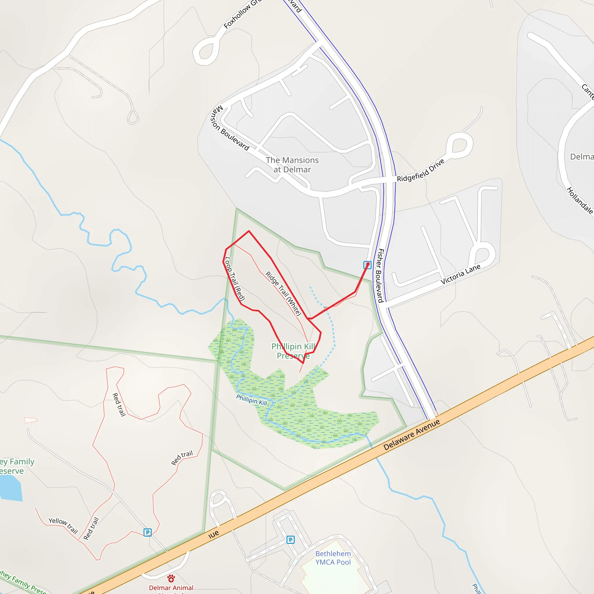 Phillipin Kill Loop mobile static map