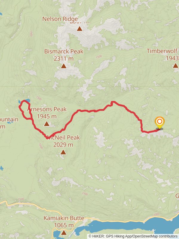 Pear Loop Trail mobile static map