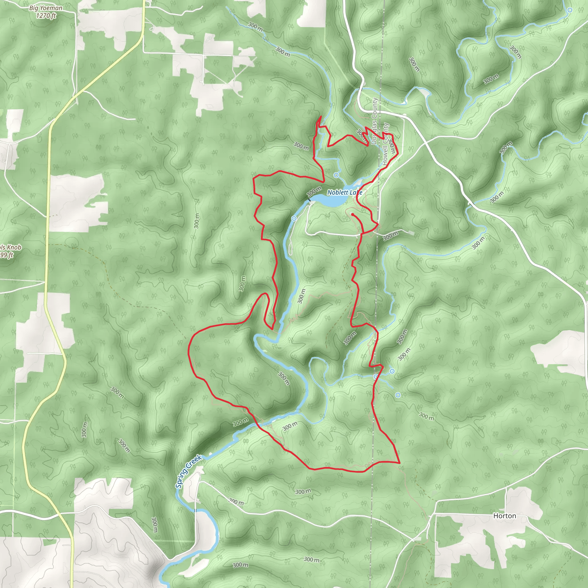 Spring Creek River Loop mobile static map