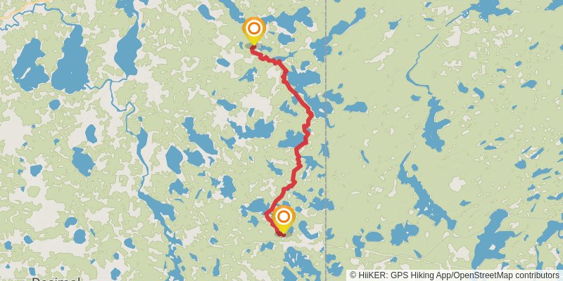 Mantario Trail stage 2 Map