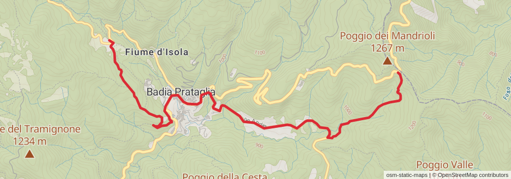 Sentiero Italia - Apennines Section stage 22 Map