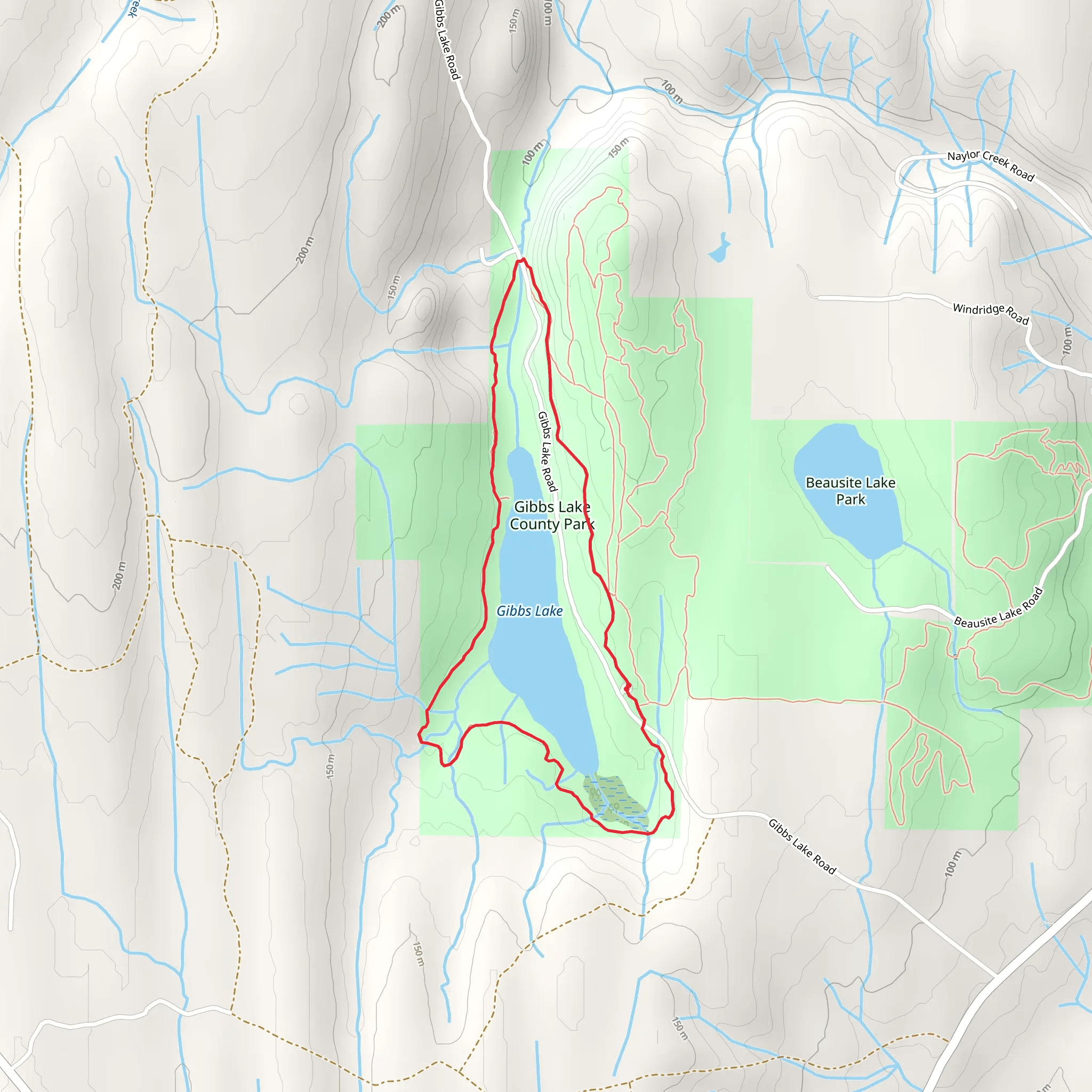 Jacks Track and Walt Hoffman Loop mobile static map