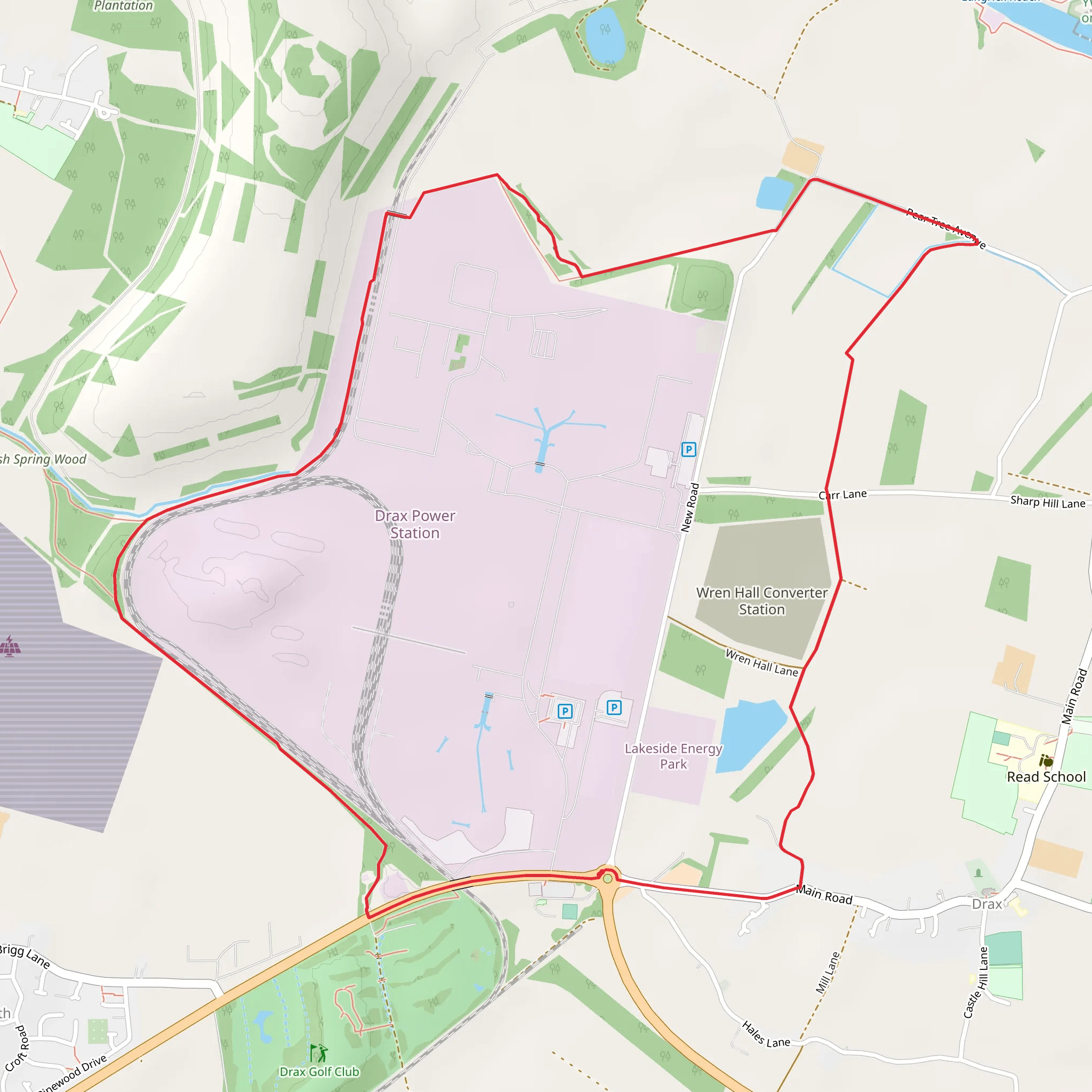 Drax Loop mobile static map