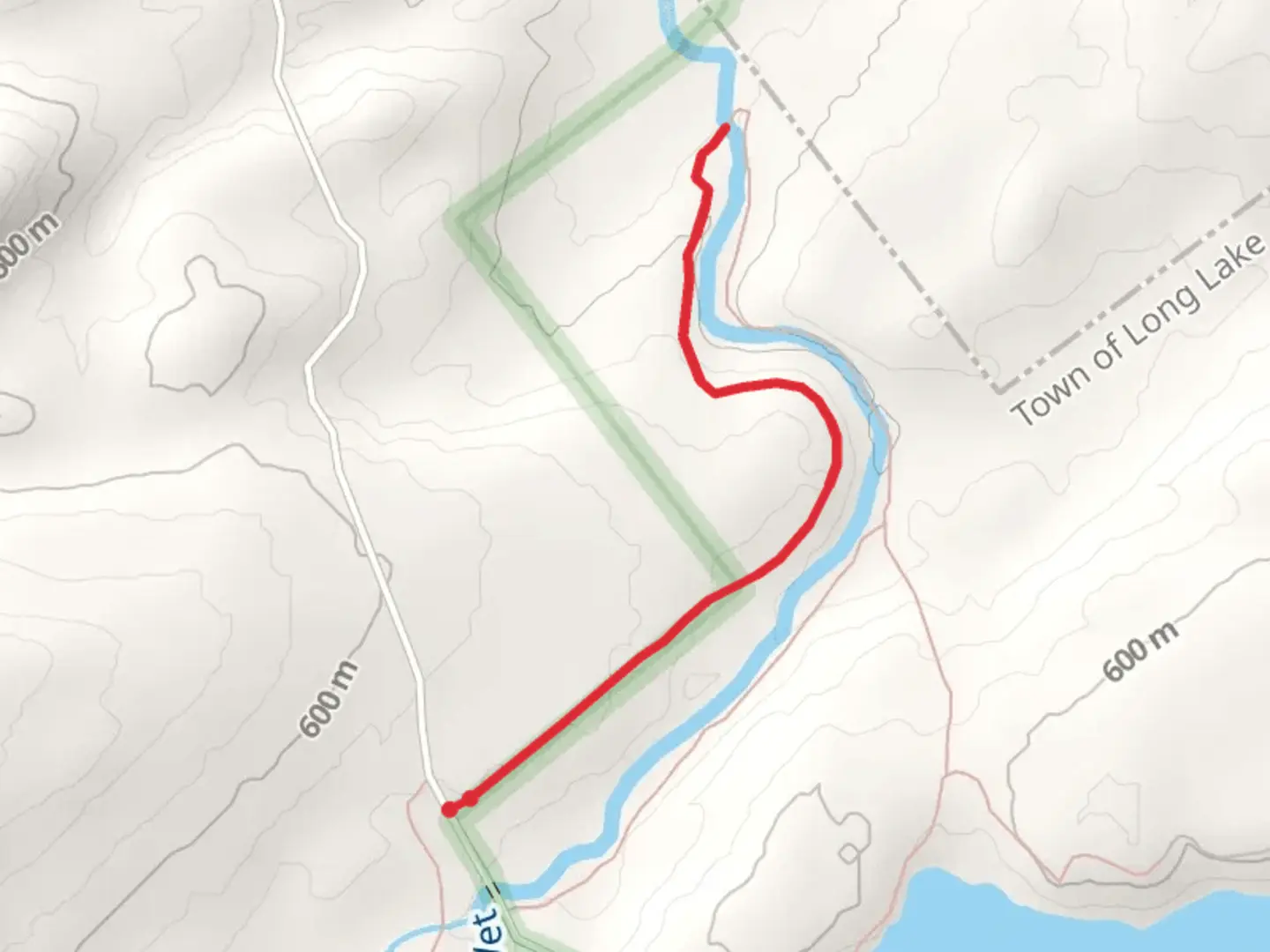 An image depicting the trail Cascades Trail and its surrounding area.