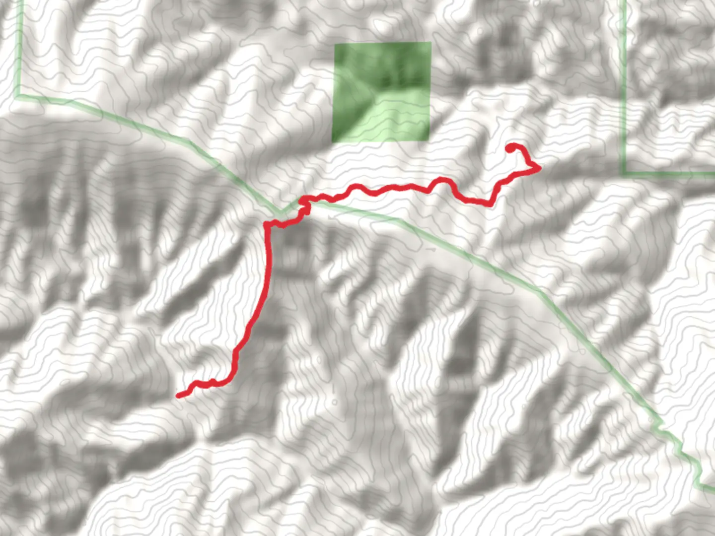An image depicting the trail Sanford Ridge Trail and its surrounding area.