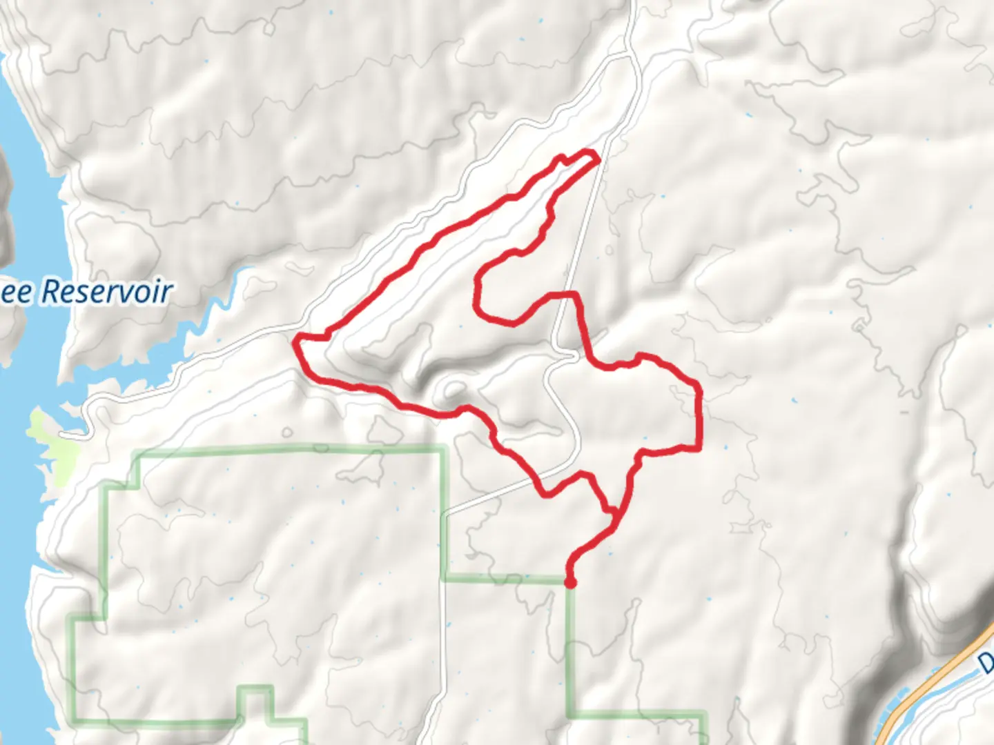 An image depicting the trail Little Bean Loop Trail and its surrounding area.
