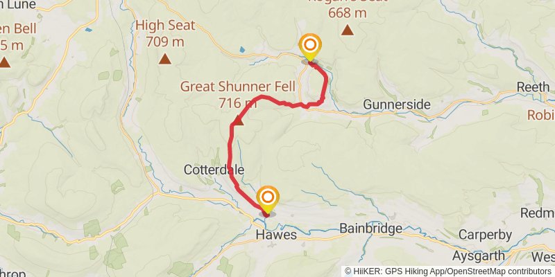 Yorkshire Round stage 17 Map
