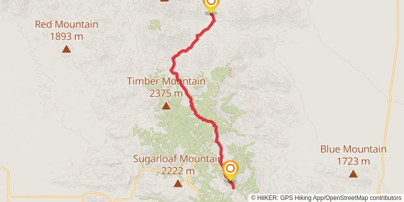 Indian Creek Trail stage 2 Map