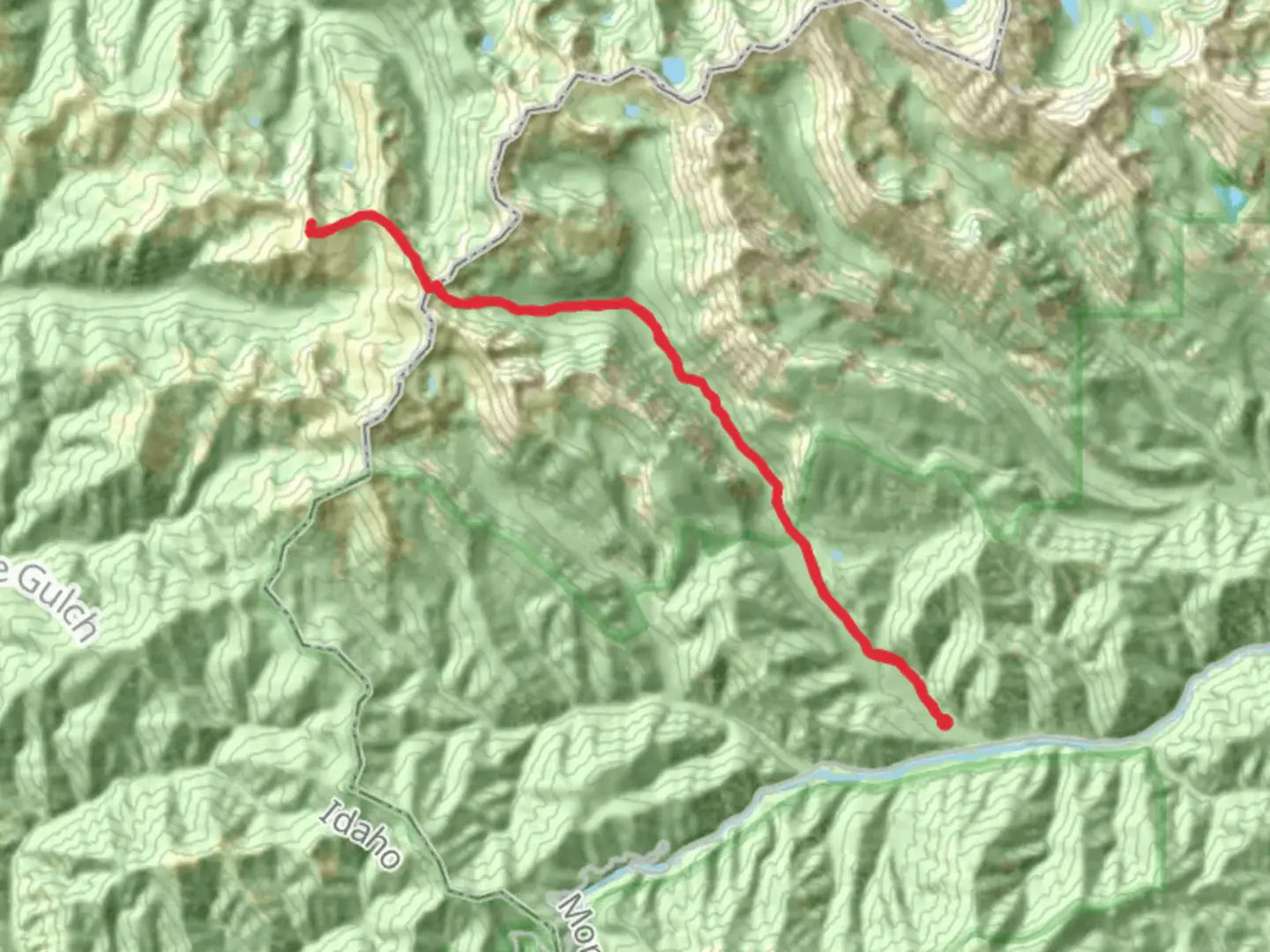 An image depicting the trail Cooper Point and its surrounding area.