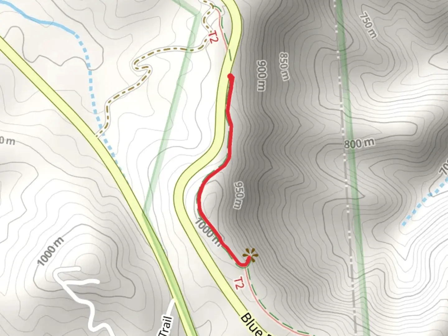 An image depicting the trail Mountains to Sea Trail - Segment 5 and its surrounding area.