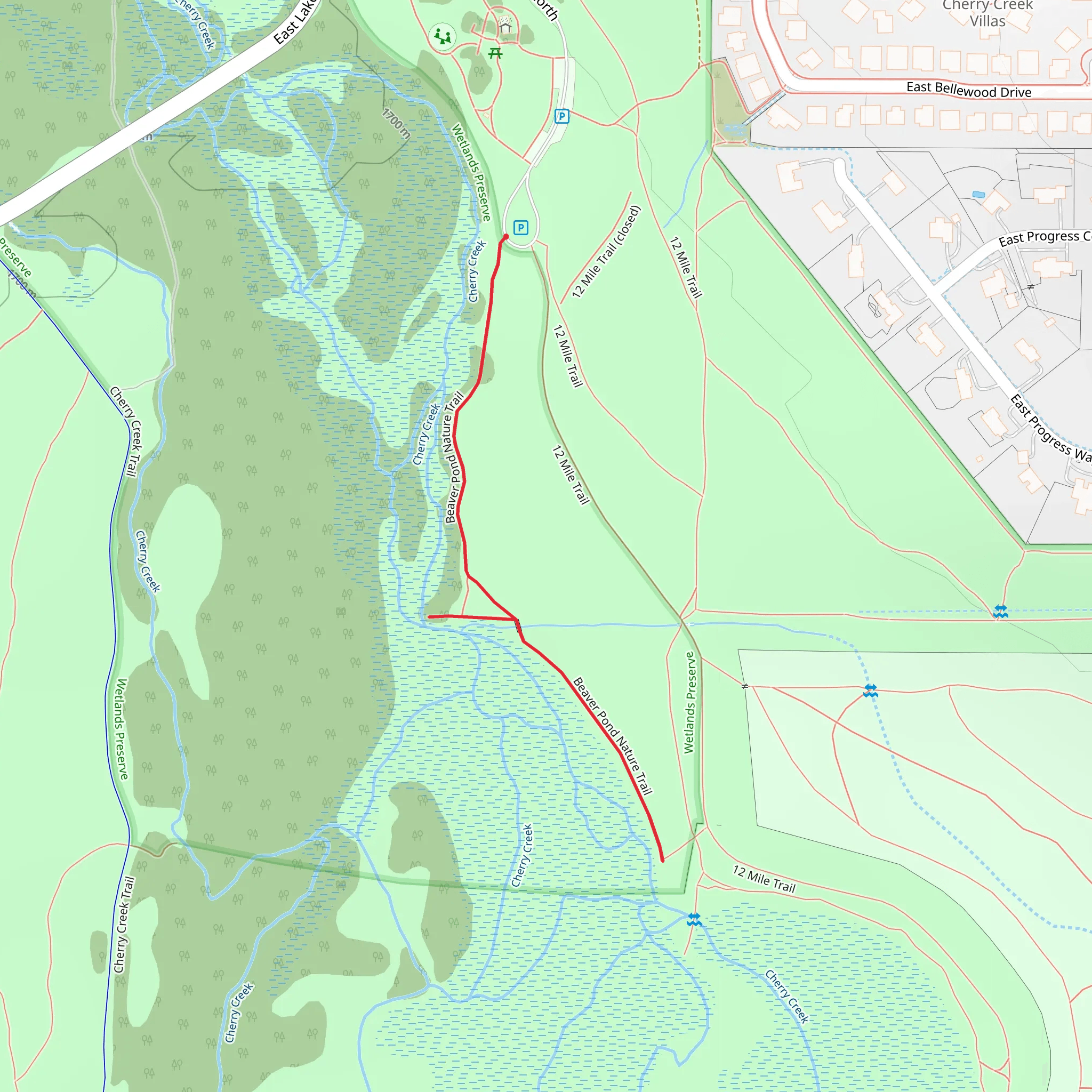 Beaver Pond Nature Trail mobile static map