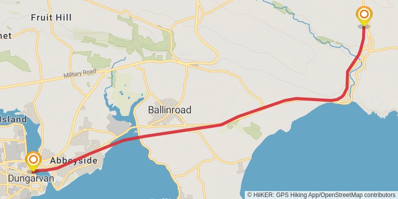 Waterford Greenway stage 3 Map
