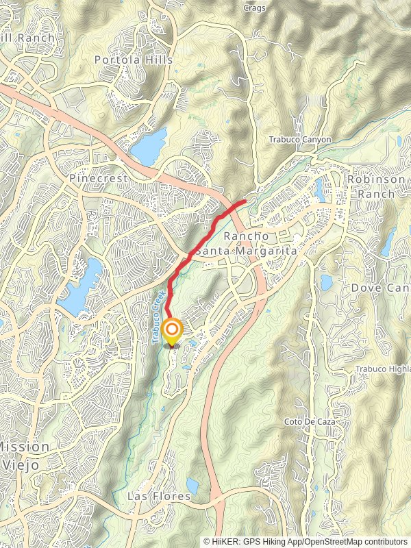 Trabuco Creek and Arroyo Trabuco Trail