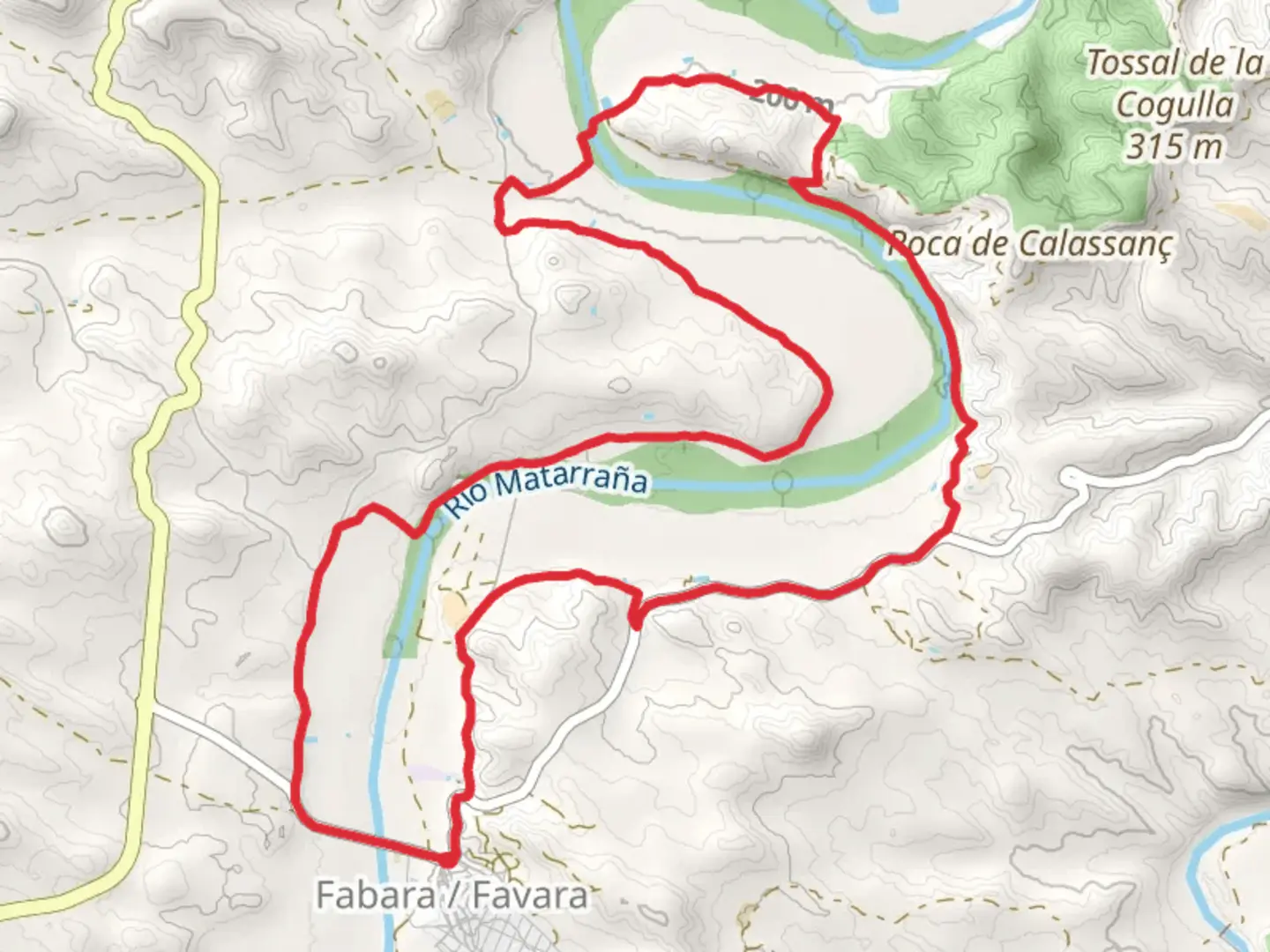 An image depicting the trail History and Nature of Fabara PR Z 158 and its surrounding area.