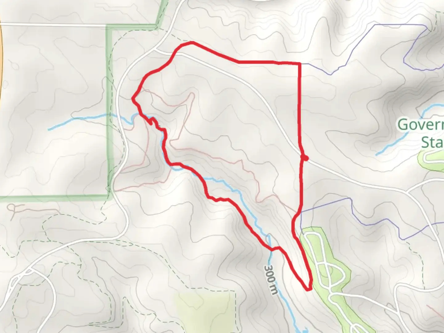 An image depicting the trail GoldMIne Trail and Lost Canyon Trail Loop and its surrounding area.