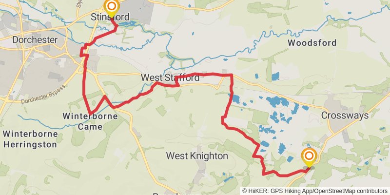 Hardy Way stage 18 Map