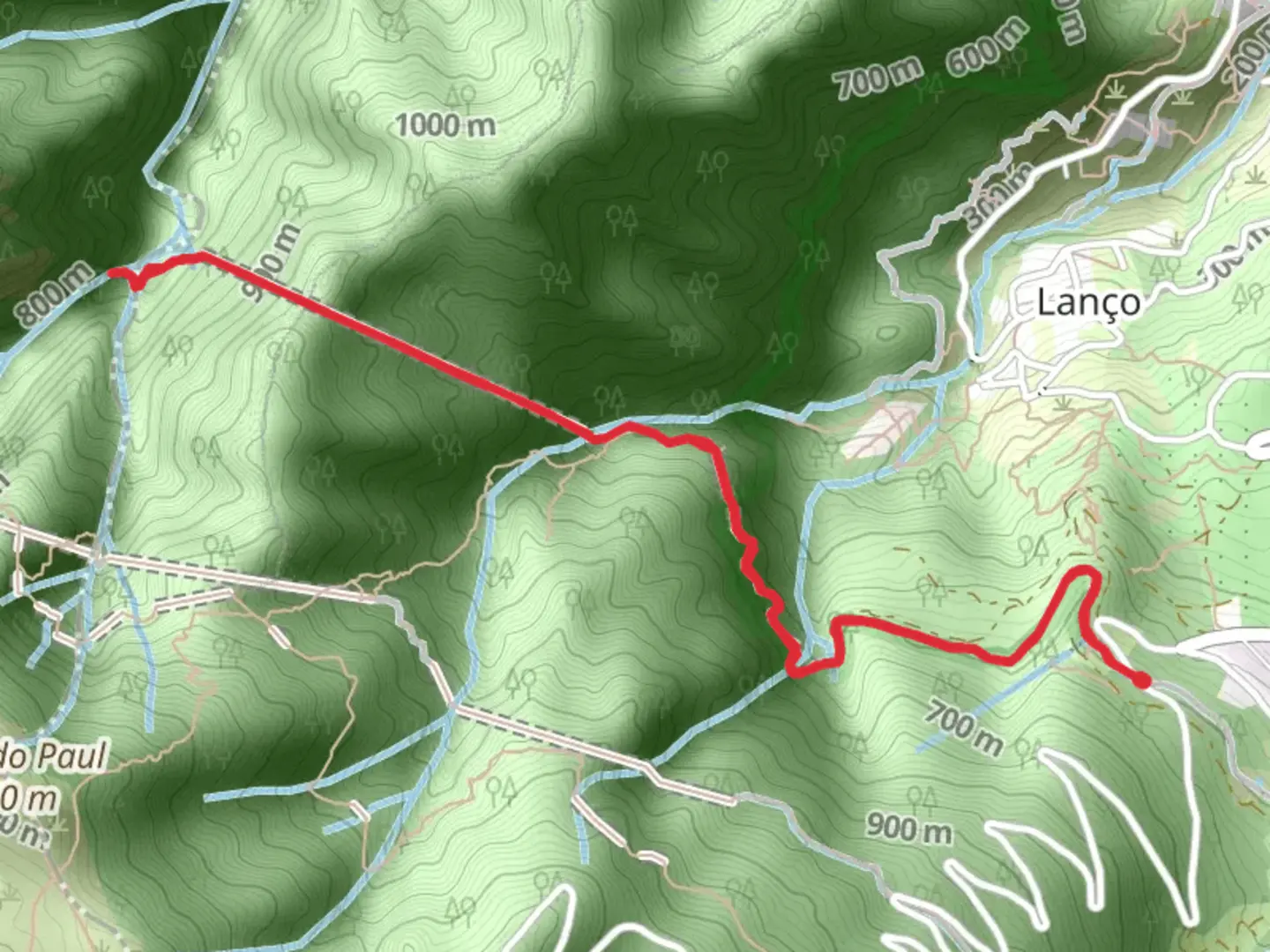 An image depicting the trail PR 16 Levada Fajã do Rodrigues and its surrounding area.