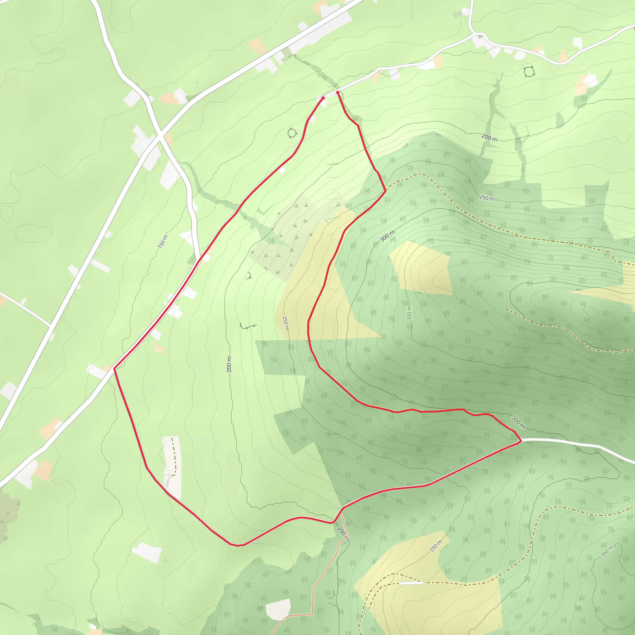 Ballyhoura - Ballinvreena Loop mobile static map