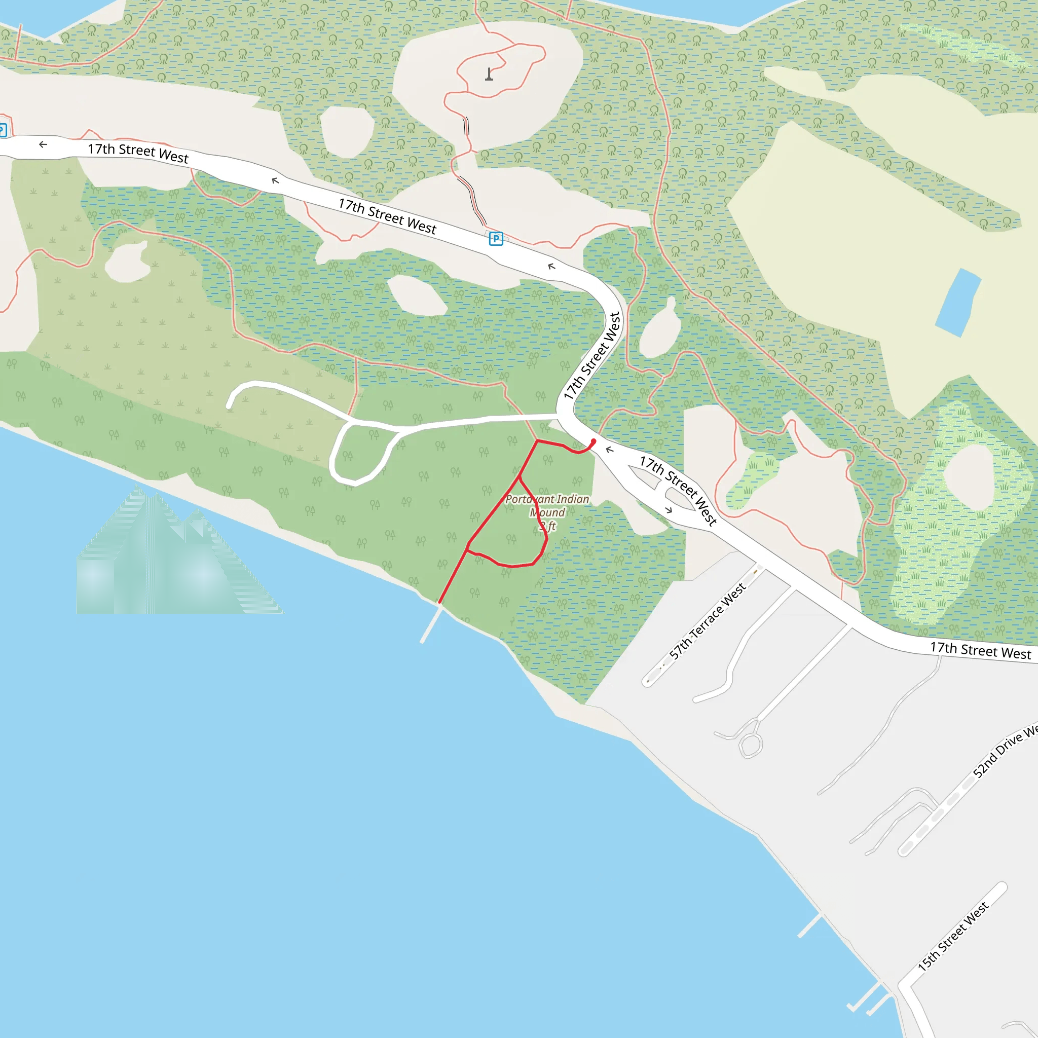 Portavant Indian Mound Loop mobile static map