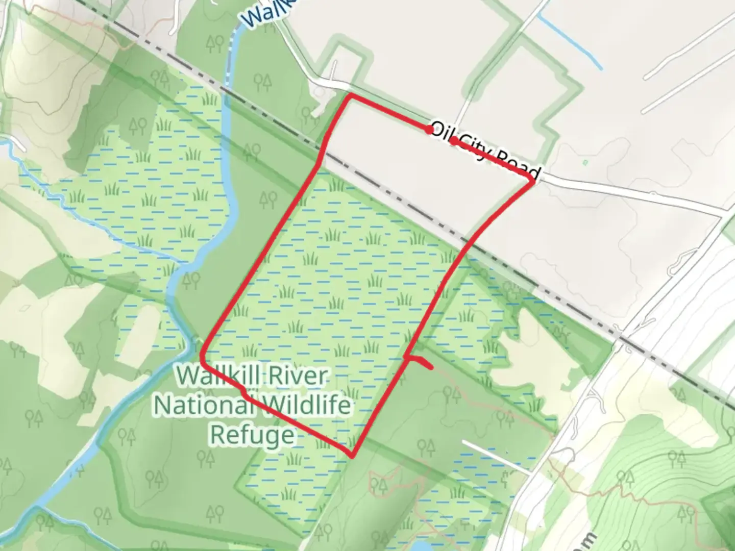 An image depicting the trail Liberty Loop Trail and its surrounding area.