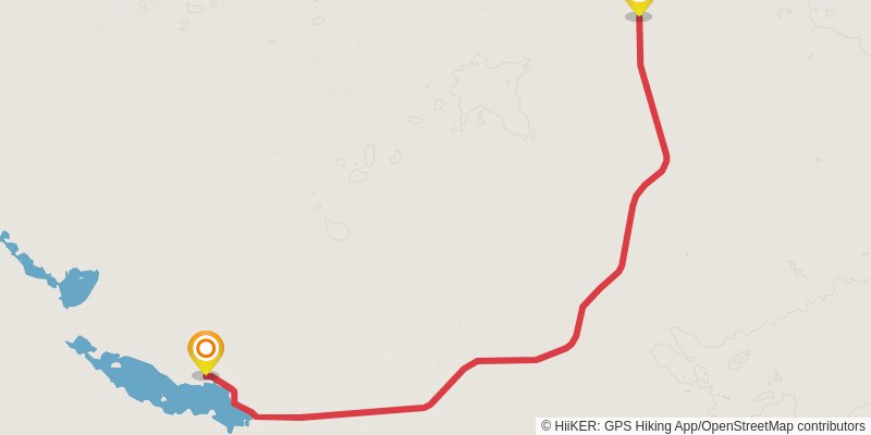 North Country Trail - North Dakota stage 5 Map
