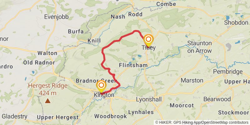 Mortimer Trail stage 3 Map