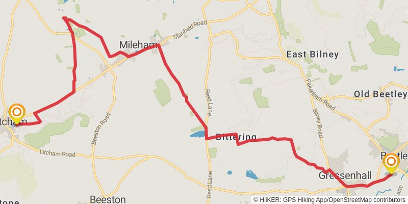 Nar Valley Way stage 3 Map