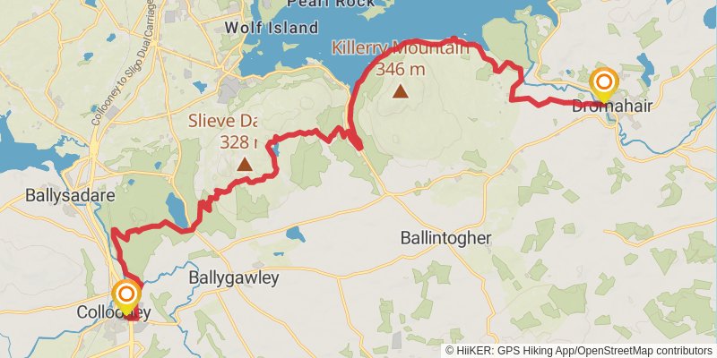 Sligo Way stage 3 Map