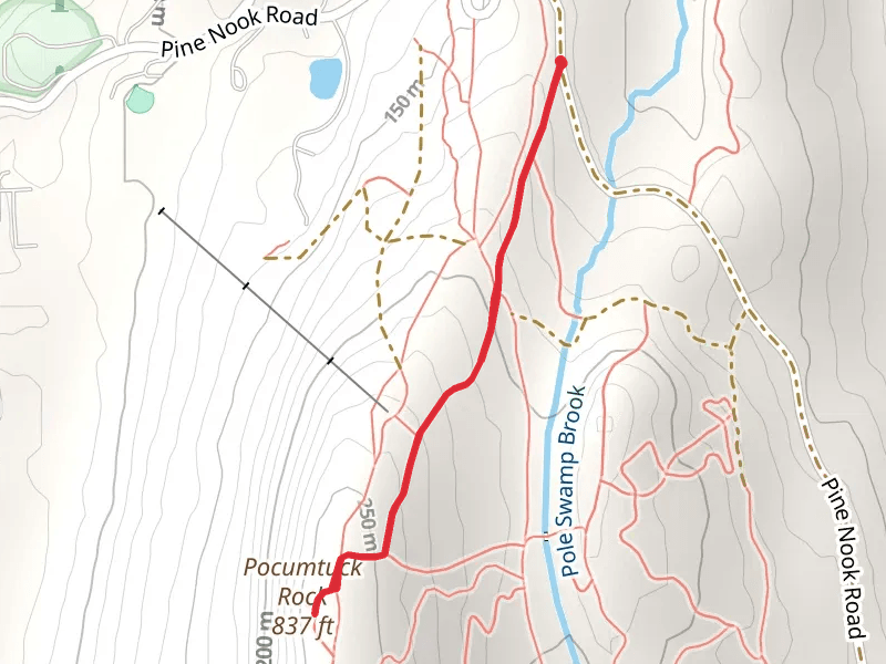 Pocumtuck Rock Trail via Pine Nook Road