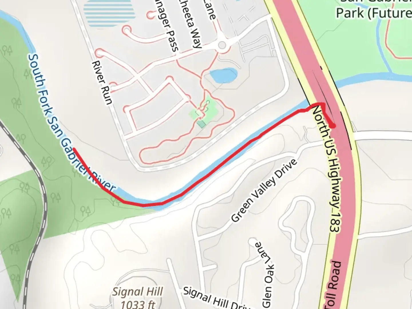 An image depicting the trail Dinosaur Tracks Trail and its surrounding area.