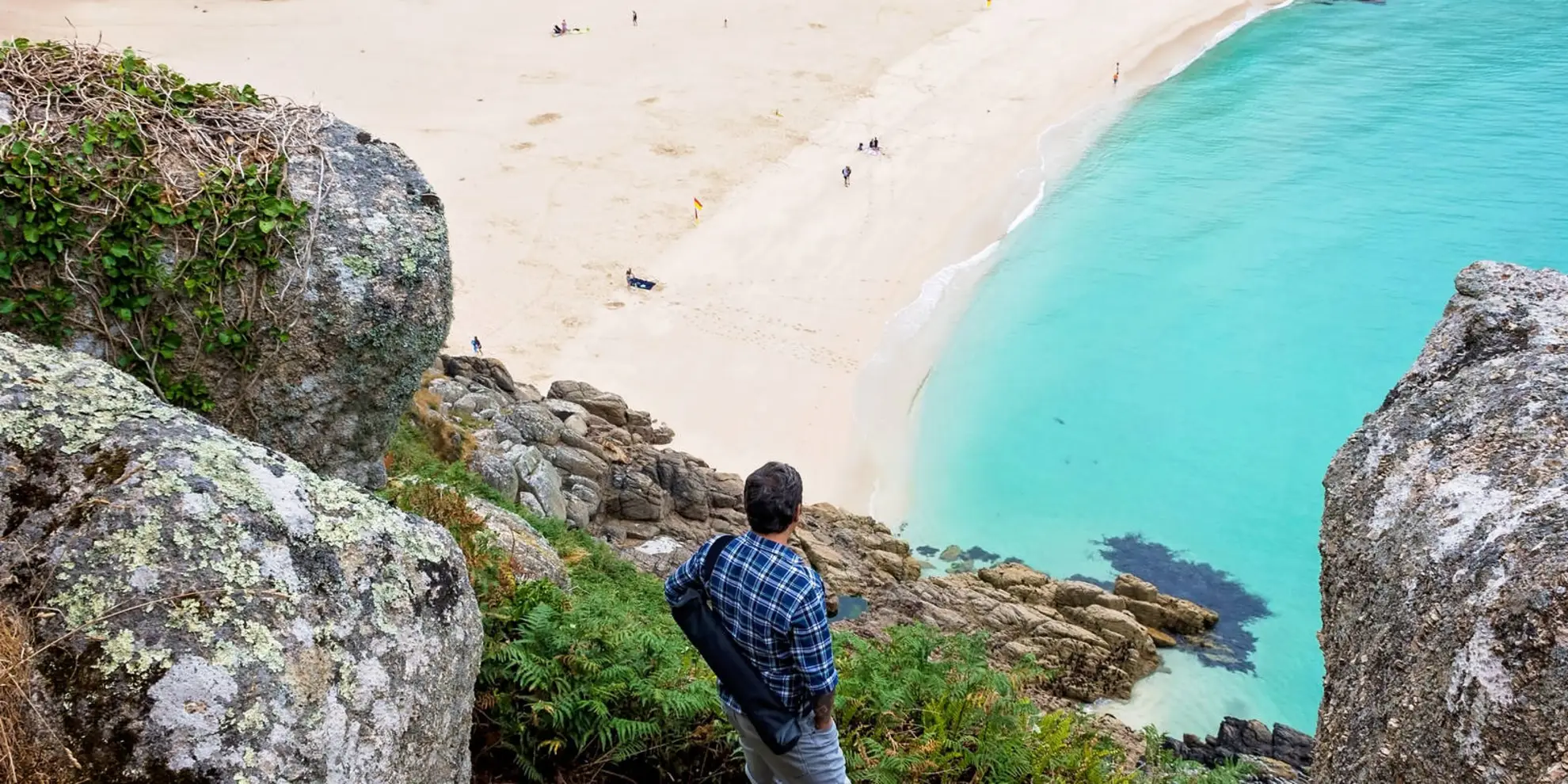 An image depicting the trail Porthcurno and Penberth Walk and its surrounding area.