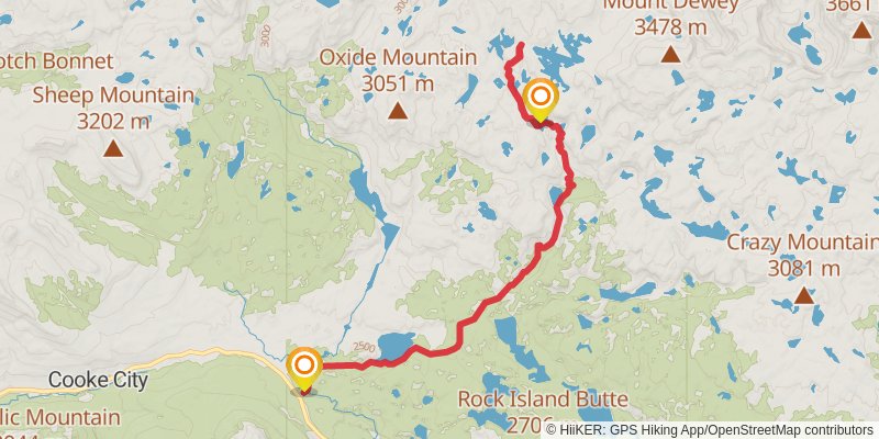 Russell Creek Trail stage 2 Map