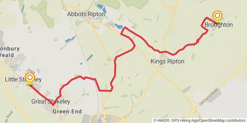 Via Beata stage 10 Map