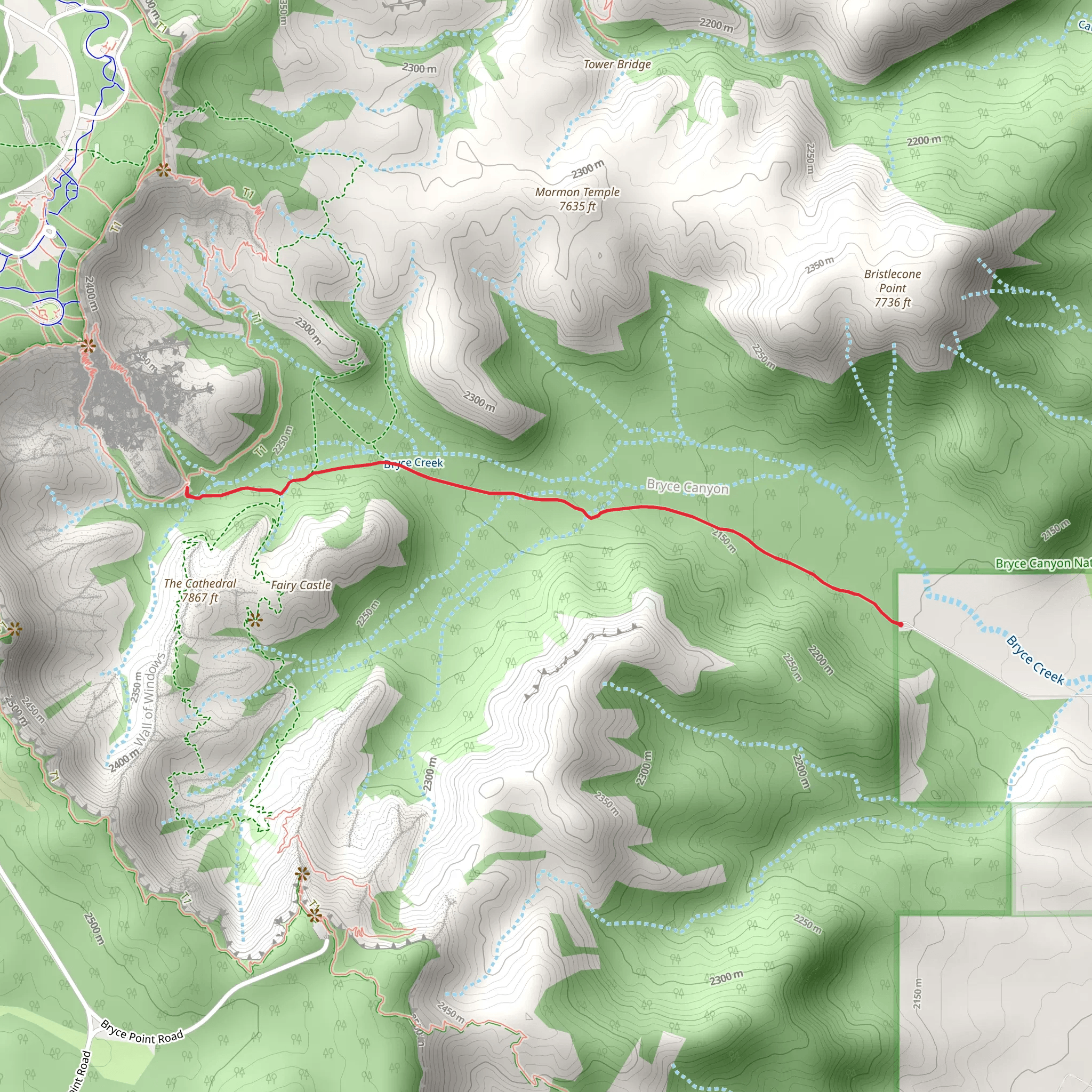 Tropic Trail mobile static map