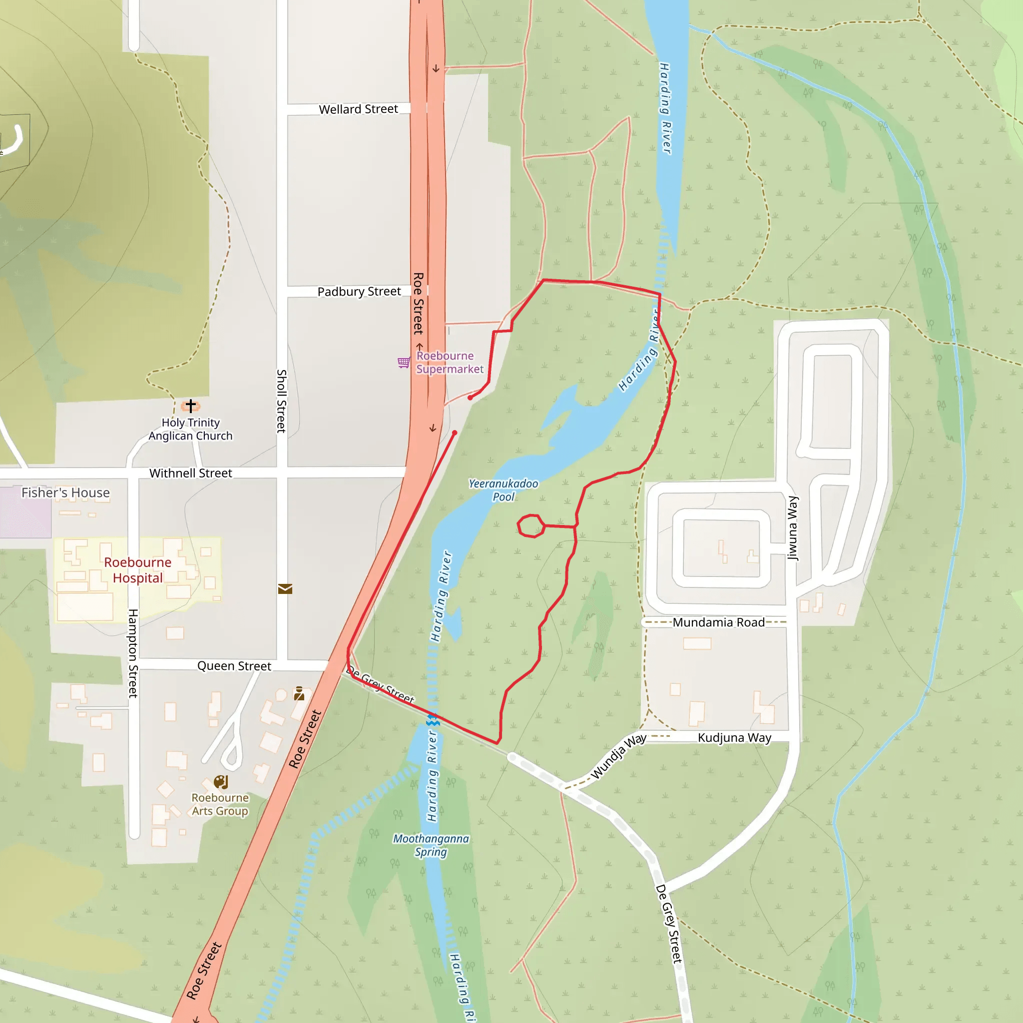 Ngurin Bush Tucker Trail mobile static map
