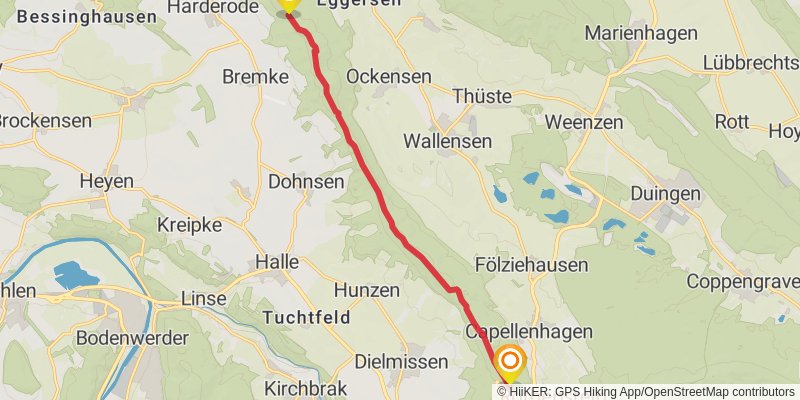 Ith-Hils-Weg stage 2 Map